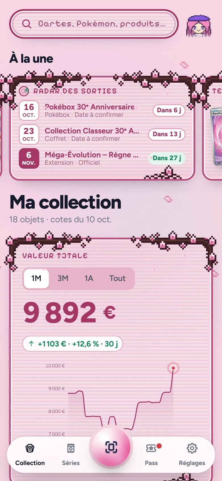 Accueil avec le décor Sakura